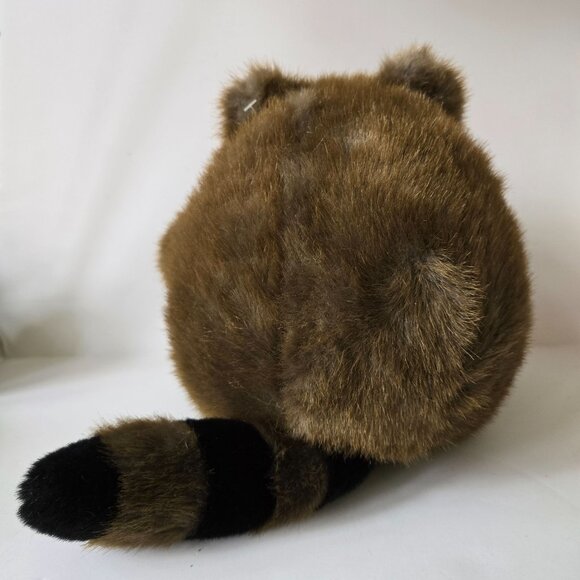 Mary Meyer Plush Raccoon Stuffed Animal Toy 10" Brown Eyes - Picture 3 of 16